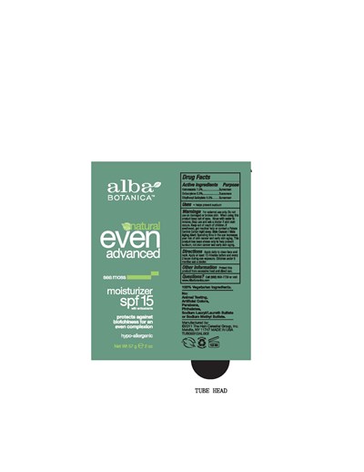 Image Of Tube Label (Al0031202 Sea Moss Moisturizer Spf15 Tube Label)